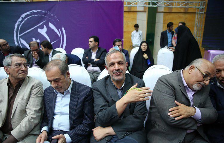 تصاویر | گردهمایی حامیان روحانی با حضور محسن هاشمی، عارف و فاطمه هاشمی
