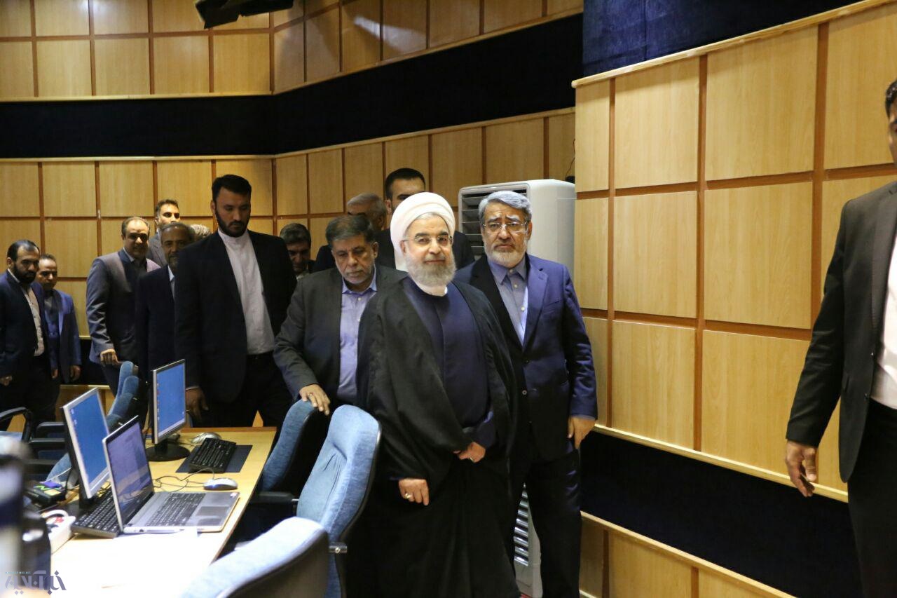 بازدید رئیس جمهور از ستاد انتخابات کشور/ معرفی نمایندگان روحانی و رئیسی به هیات نظارت
