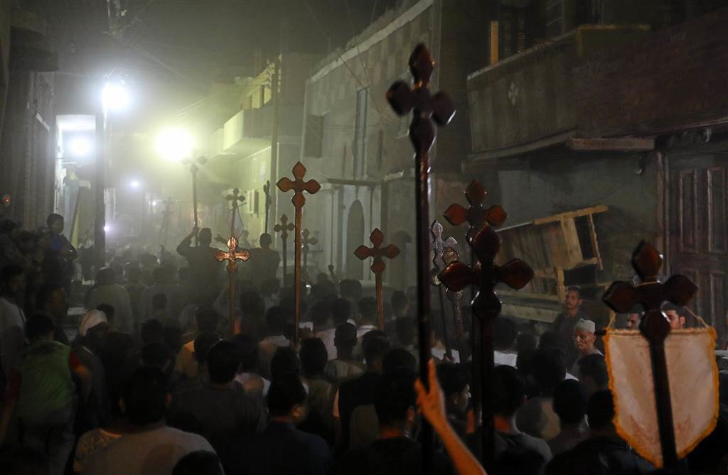 تصاویر | مراسم تشییع ۲٨ قربانی مسیحی حمله تروریستی در مصر