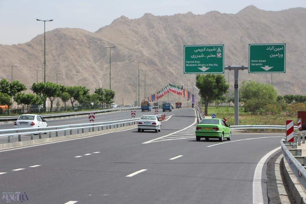 ایمن‌سازی یک نقطه خطرساز در جنوب تهران با اتصال بزرگراه آوینی به جاده ورامین 
