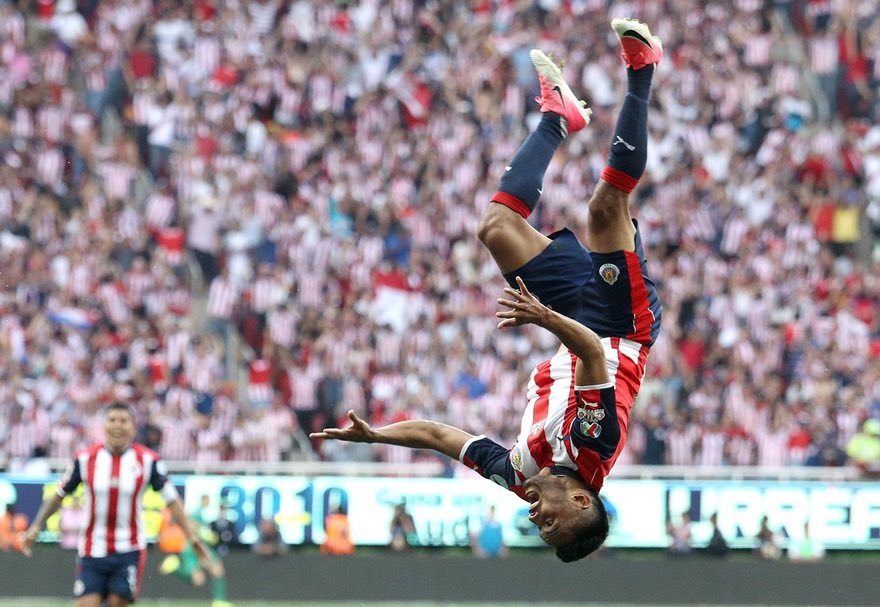 عکس | شادی جالب بازیکن مکزیکی بعد از گل زدن