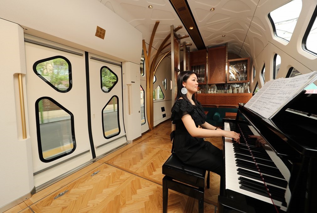 تصاویر | «شیکی شیما»، لوکس‌ترین و مدرن‌ترین قطار جهان