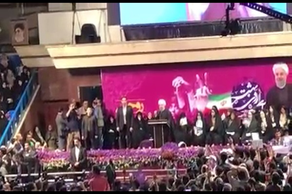 فیلم | روحانی: مگر فشار نیاوردید که فضای مجازی بسته شود و اشتغال زنان متوقف شود؟