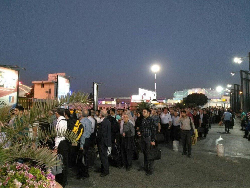عکس | تشدید بازرسی در فرودگاه مهرآباد پس از حملات تهران