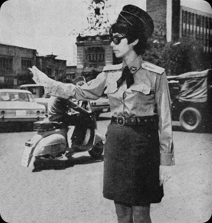 عکس | پلیس زن تهران در سال  ۱۳۴۹