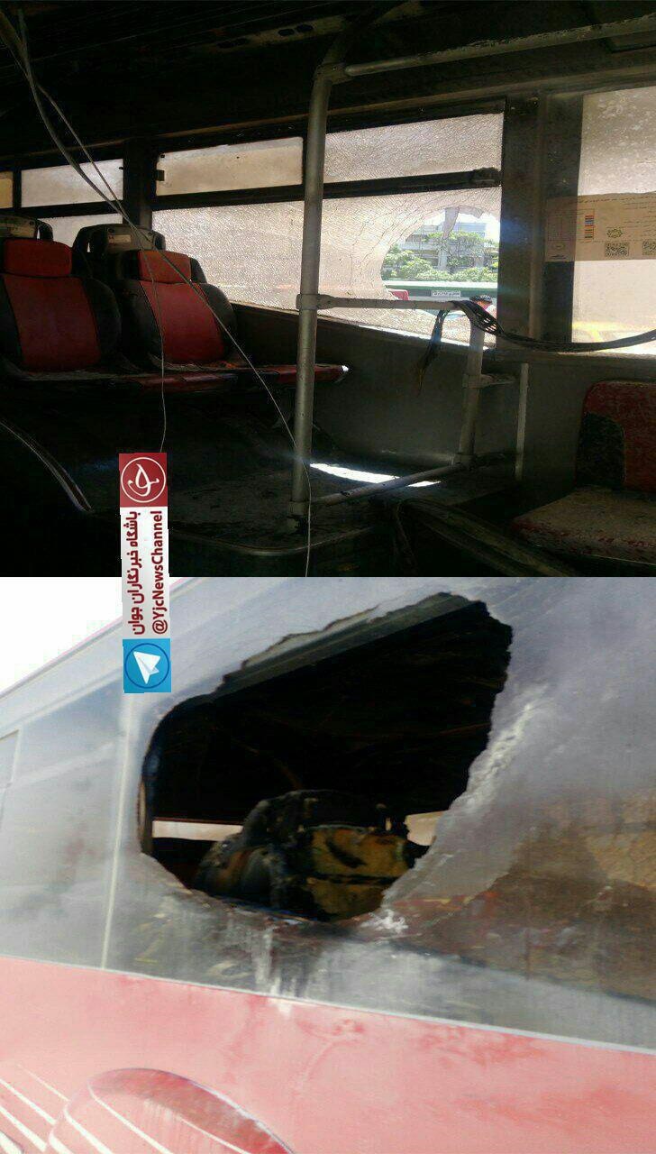 عکس | اتوبوس بی‌آرتی باز هم آتش گرفت