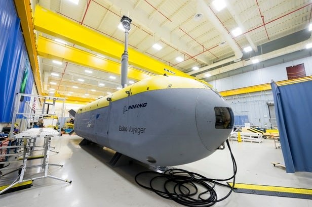 آزمایش زیردریایی خودران بوئینگ در کالیفرنیا