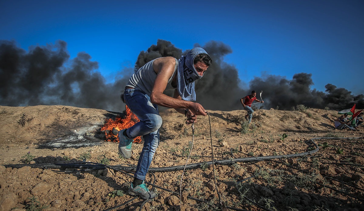 تصاویر | اعتراض به بحران قطع برق در نوار غزه