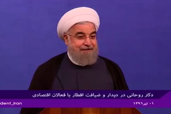 فیلم | روحانی: اقتصاد جزو موارد تصدی‌گری دولت نیست | بخش خصوصی ما ضعیف است