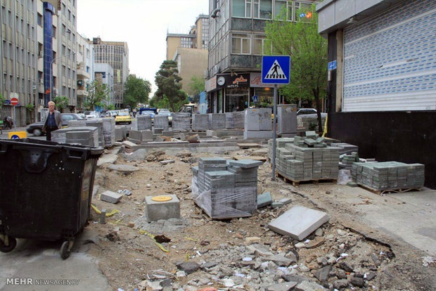 مصائب ۶ماهه شخم زدن خیابان ایرانشهر/ ایجاد گره ترافیکی در دل پایتخت
