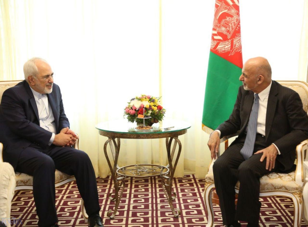 اشرف غنی به دیدن ظریف رفت