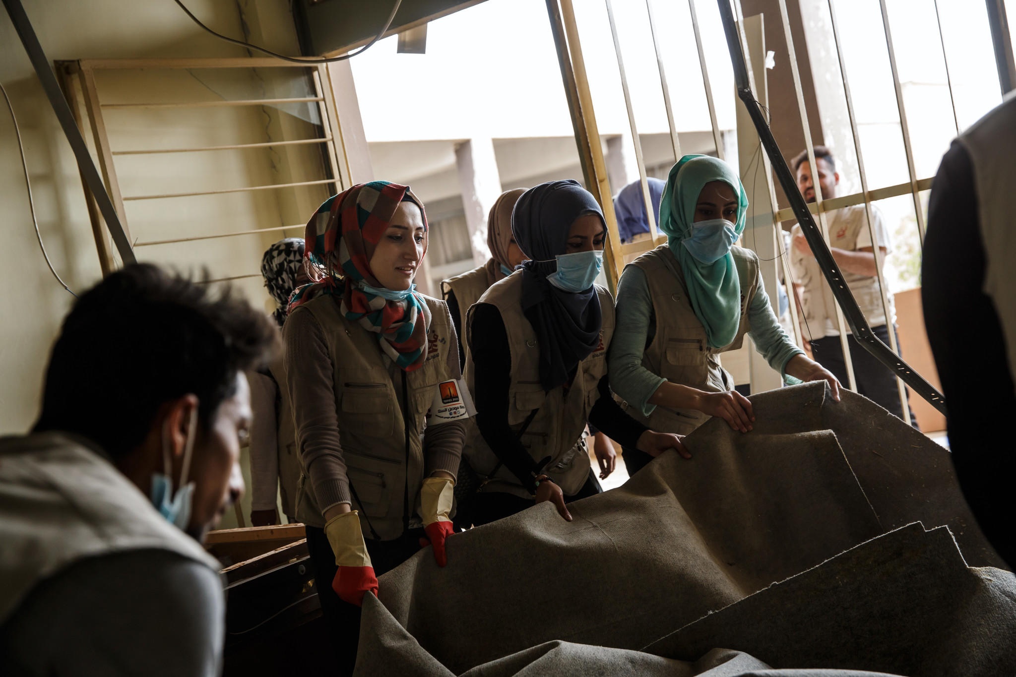 تصاویر | بازسازی دانشگاه موصل به دست دانشجویان عراقی
