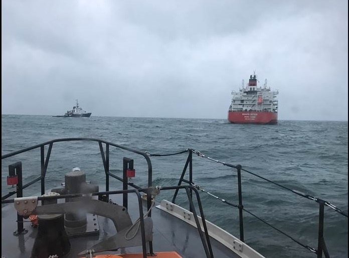 تصاویر | برخورد تانکر و کشتی باری در آب‌های بین انگلیس و فرانسه