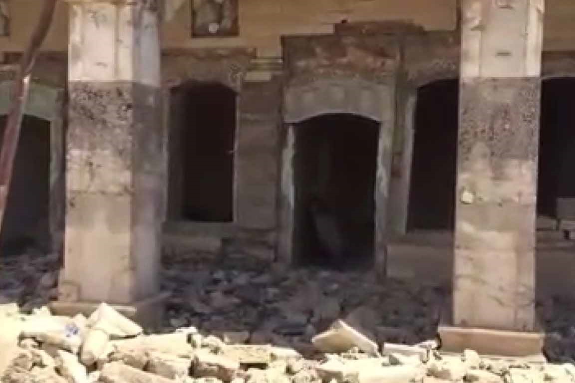 فیلم | بلایی که داعش سر آرامگاه حضرت یونس آورد