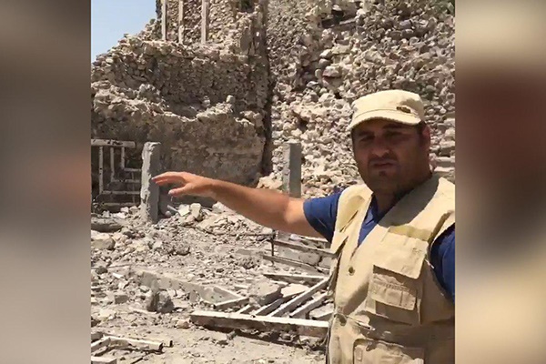فیلم | درگیری با داعشی‌های پنهان شده در تونل زیر خانه‌ها در موصل 