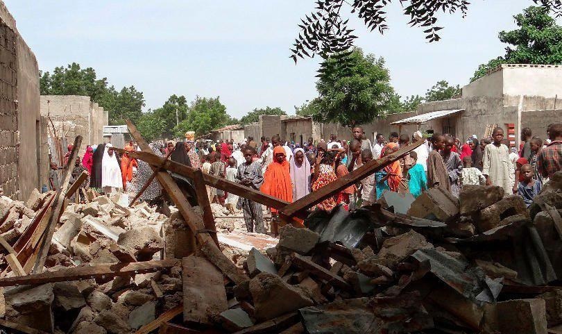 تصاویر | ۸ کشته بر اثر انفجار مهیب در شرق نیجریه