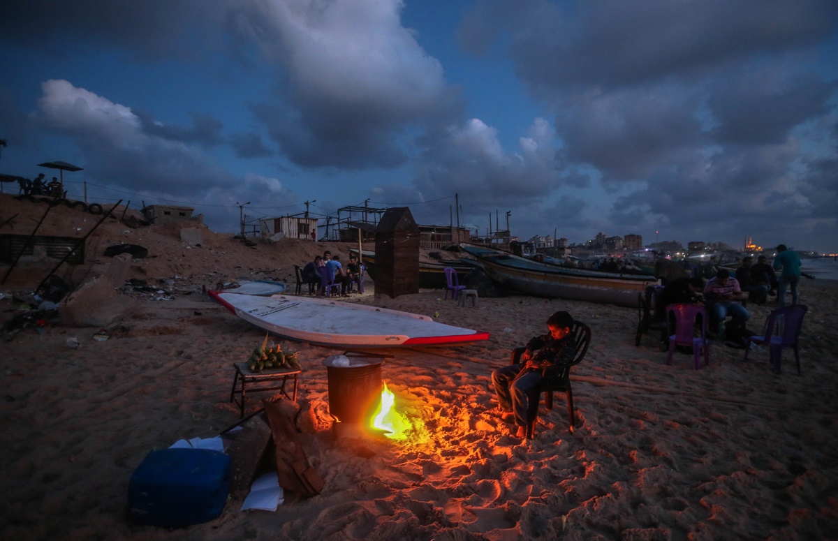 تصاویر | شب‌‌های سیاه مردم غزه