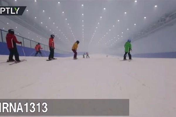 فیلم | بزرگ‌ترین پیست اسکی سرپوشیده جهان را ببینید