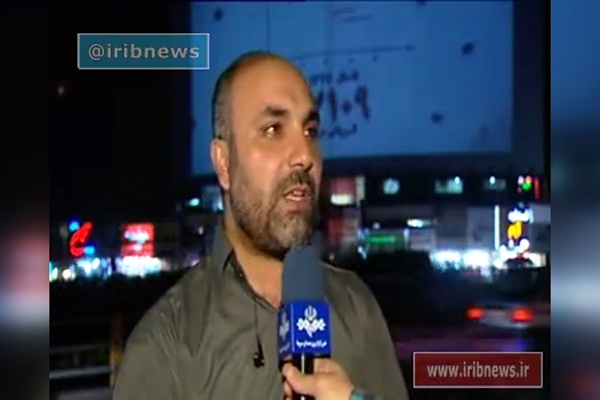 فیلم | پخش ویدئو در بزرگترین بیلبورد تهران به‌مناسبت اربعین شهدای حادثه مجلس