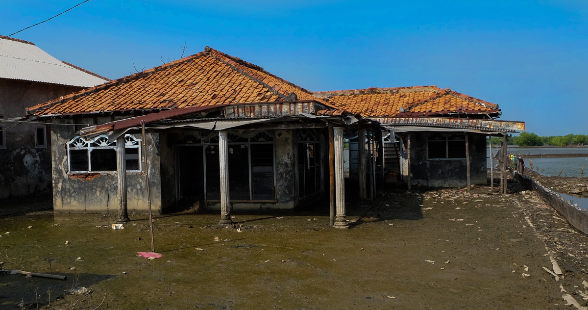 تصاویر | روستاهایی که به زودی در اندونزی غرق می‌شوند