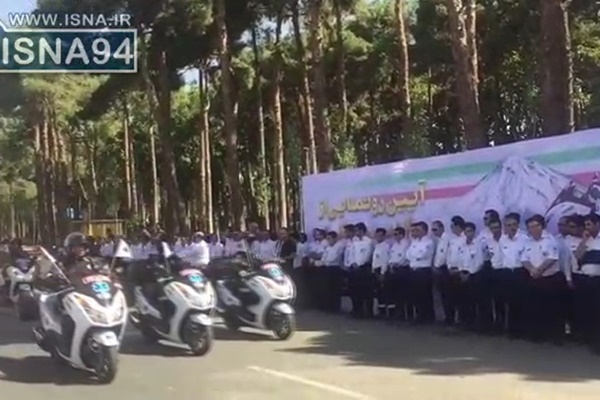 فیلم | رژه ۲۰۰ موتورلانس جدید در تهران