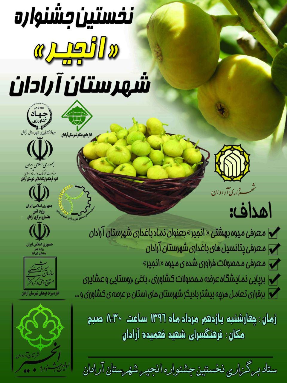 جشنواره انجیر در شهرستان آرادان برگزار می شود