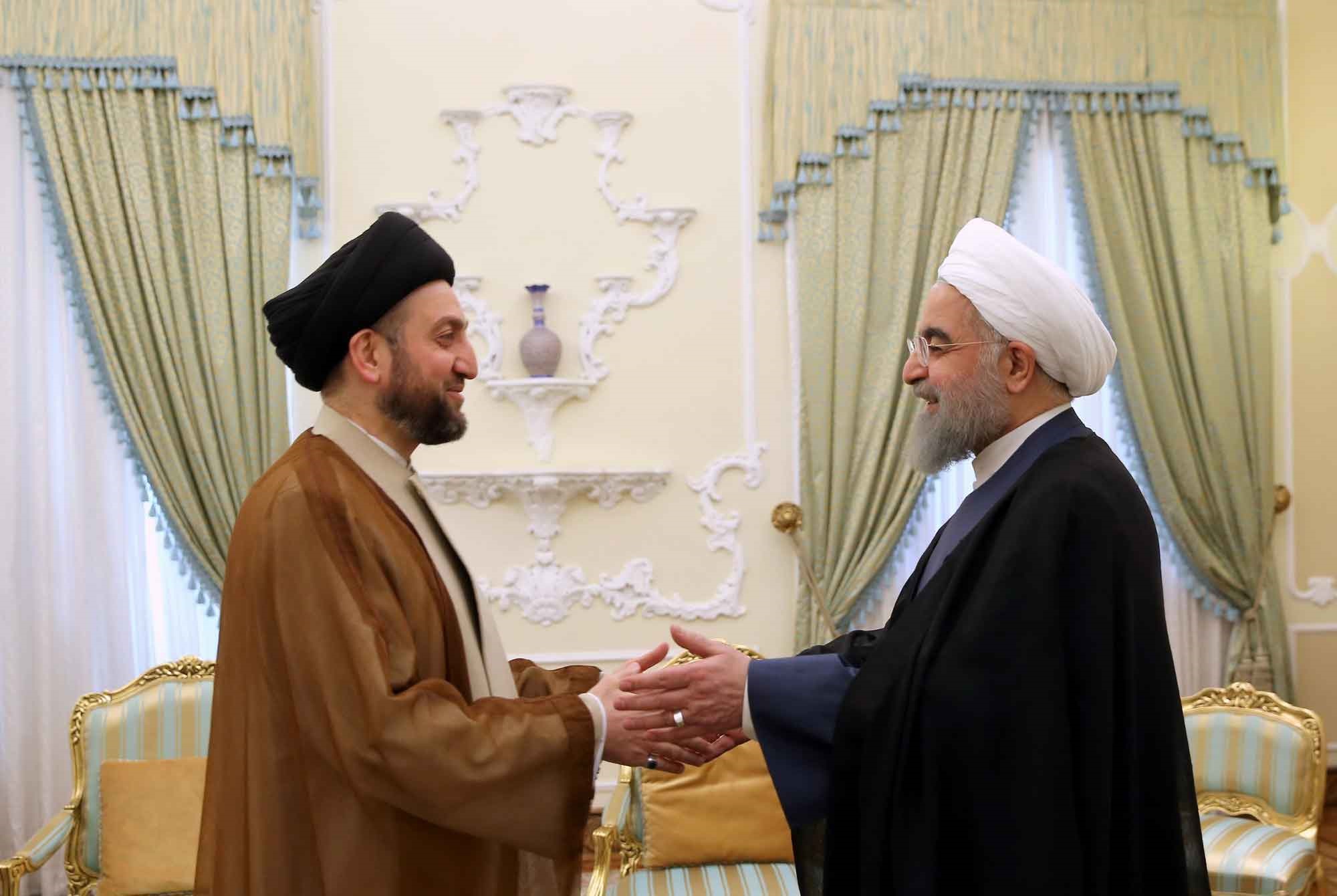 تصاویر  | اولین دیدار روحانی با یک مقام عراقی بعد از آزادی موصل