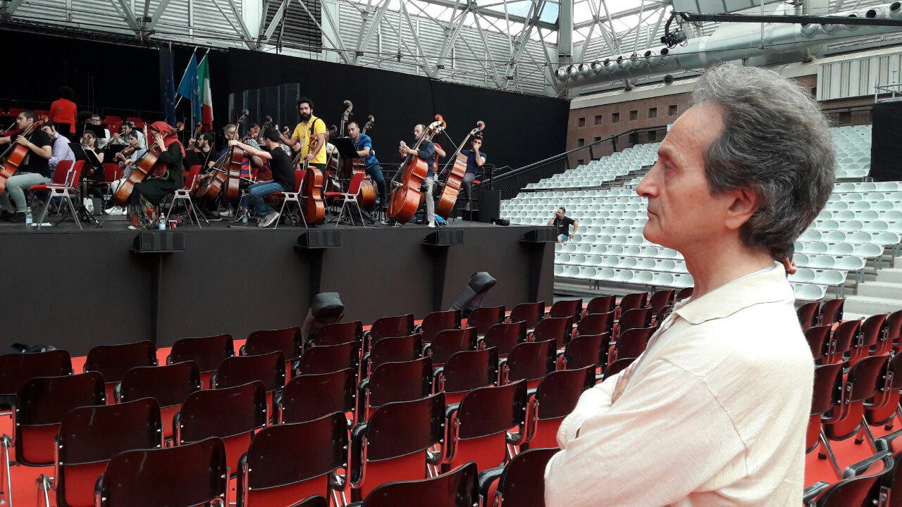 تصاویر | تمرین نوازندگان ارکستر سمفونیک تهران در ایتالیا