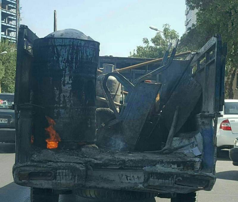 عکس | بمب متحرک در خیابان‌های مشهد!