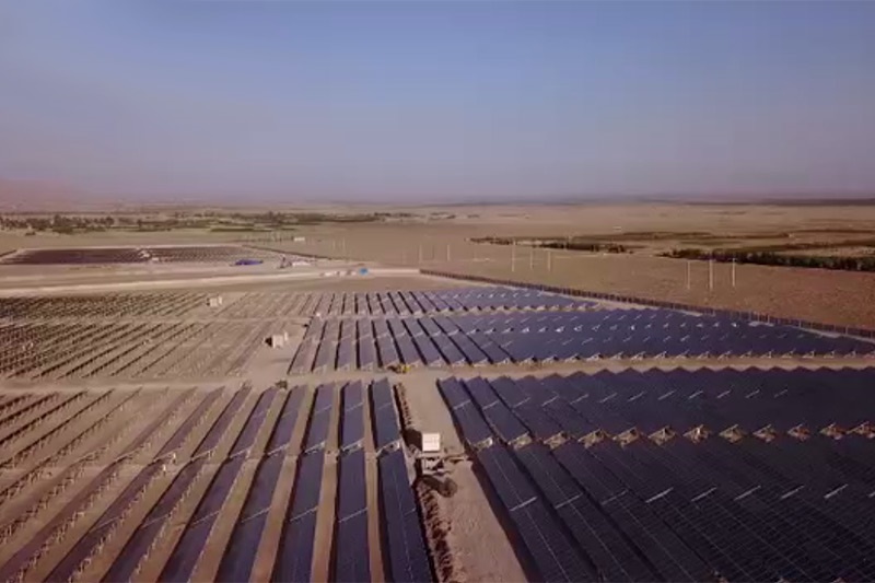 فیلم | گزارش یورونیوز از افتتاح یک نیروگاه خورشیدی در ایران