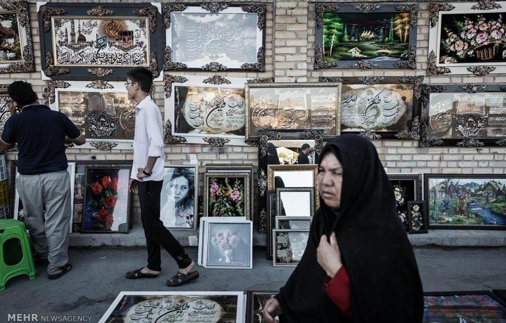 تصاویر | شلوغ‌بازار افغانستانی‌ها در حاشیه مشهد