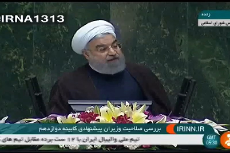 فیلم | روحانی در مجلس: رابطه ما الان با قوه قضاییه خوب است؛ چشم نزنید!