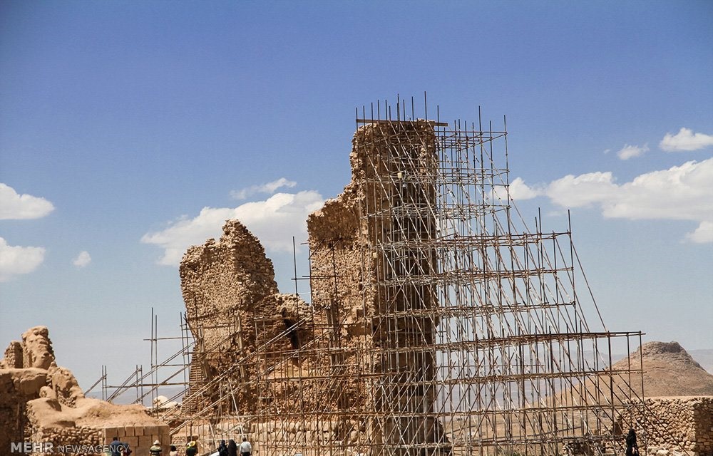 تصاویر | بزرگ‌ترین عبادتگاه ایرانیان قبل از اسلام