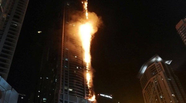 آتش‌ در برج «تورچِ» دوبی خاموش شد