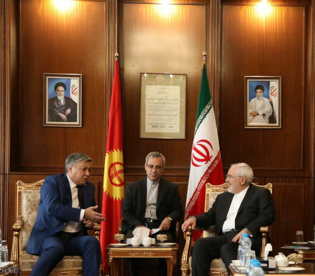 وزیر خارجه قرقیزستان با ظریف دیدار کرد