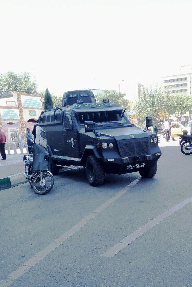 عکس | خودروی زرهی برای تامین امنیت امروز تهران را ببینید