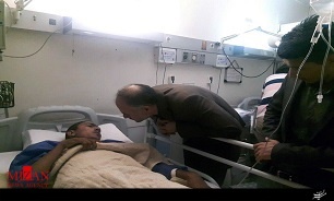 عیادت دادستان نظامی تهران از مجروحان حادثه کهریزک