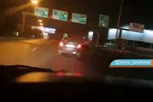 فیلم | تعقیب و گریز پلیس با سارقان وسایل خودروها در تهران