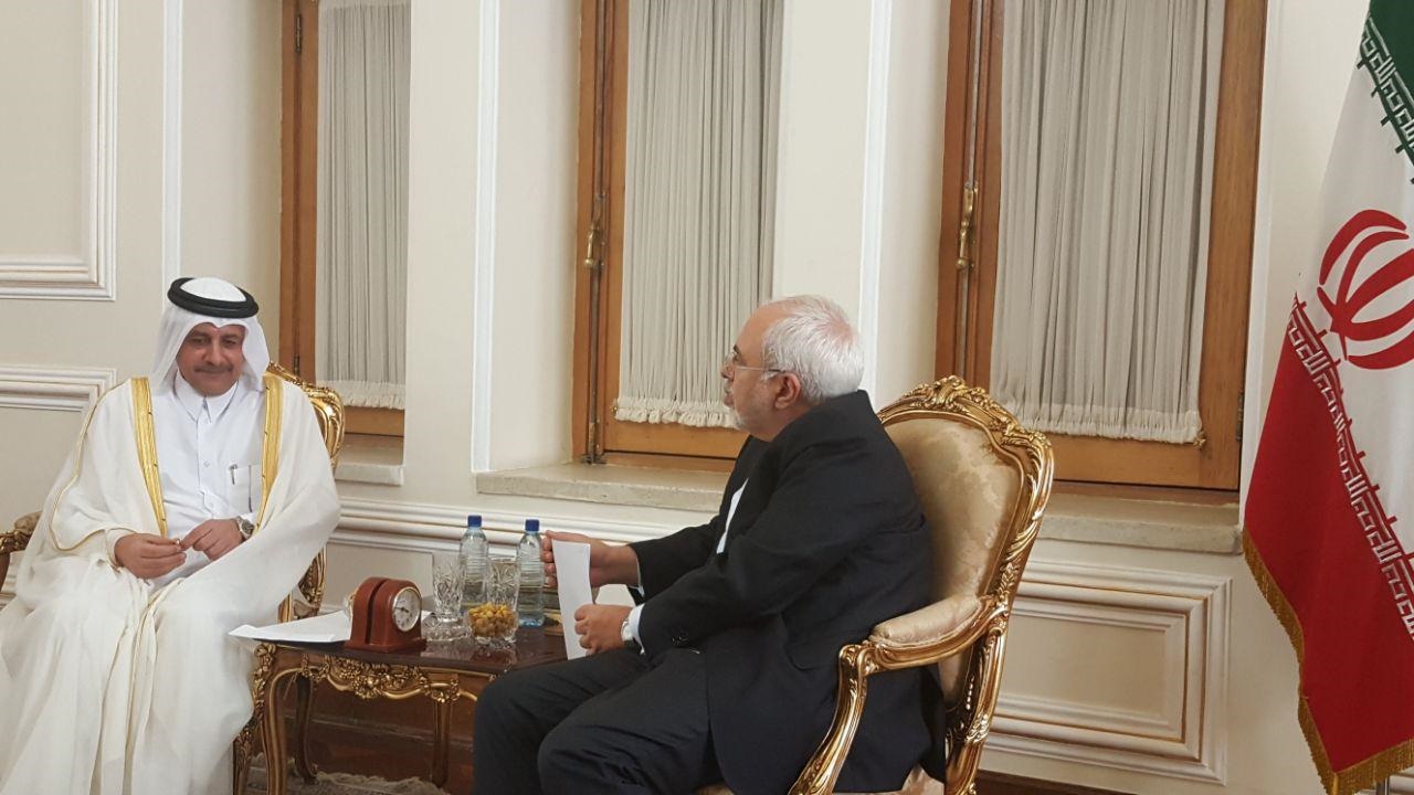 سفیر قطر با ظریف دیدار کرد