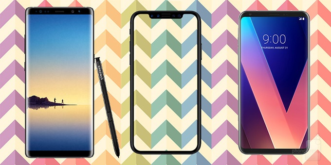 مقایسه فنی آیفون ایکس با نوت ۸ سامسونگ و ال‌جی وی ۳۰ 