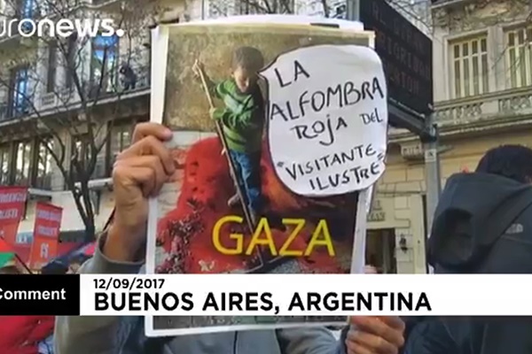 فیلم | تظاهرات در بوئنوس آیرس علیه سفر نتانیاهو به آرژانتین
