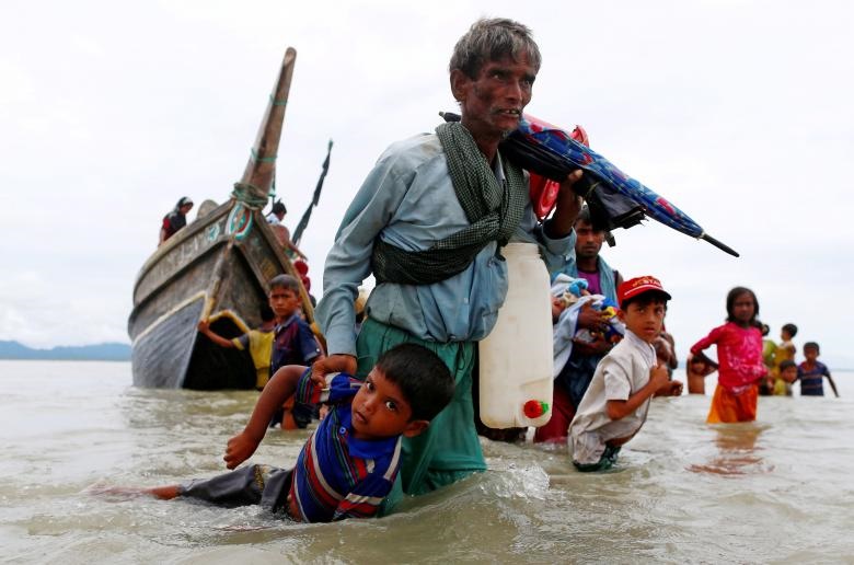 تصاویر | فرار ۳۷۰ هزار مسلمان روهینگیایی به بنگلادش