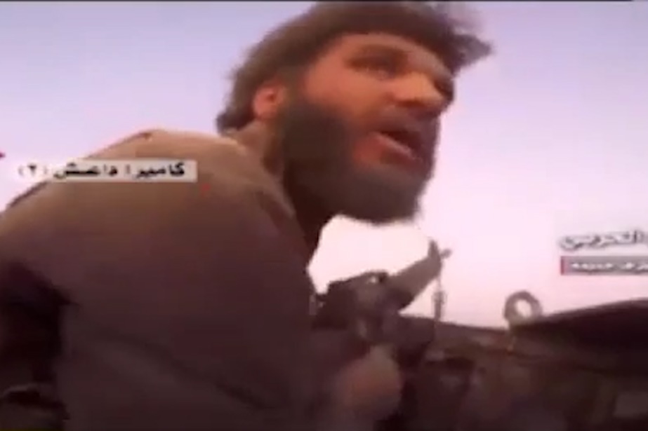 فیلم | کشته شدن داعشی‌ها در هنگام فرار با تانک