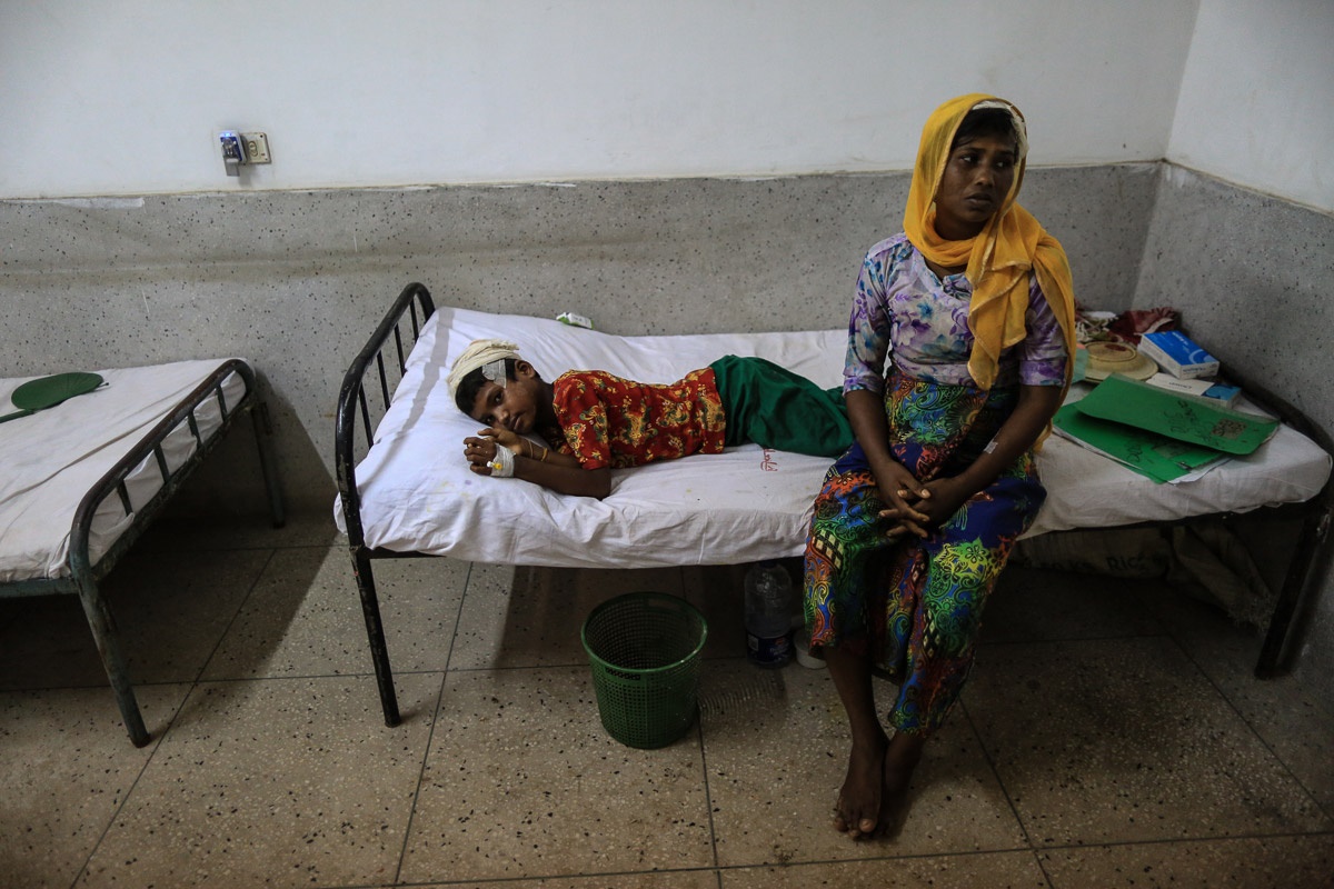 تصاویر | درمان پناهندگان روهینگیایی در بنگلادش