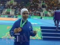  زهرا باقری صاحب مدال برنز شد / پنجمین دوره بازیهای داخل سالن و هنرهای رزمی آسیا