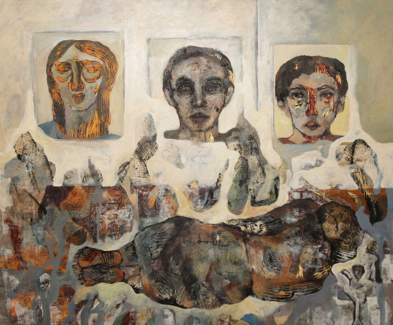 نمایش چهره بی‌نقاب انسان‌ها در یک گالری