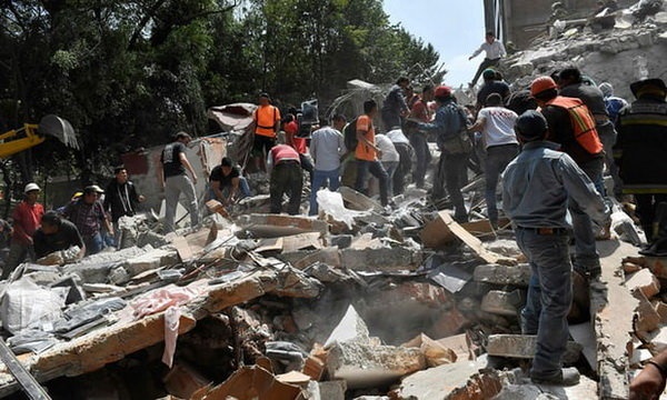 آمار قربانیان زلزله مکزیک به ۲۷۳ نفر رسید