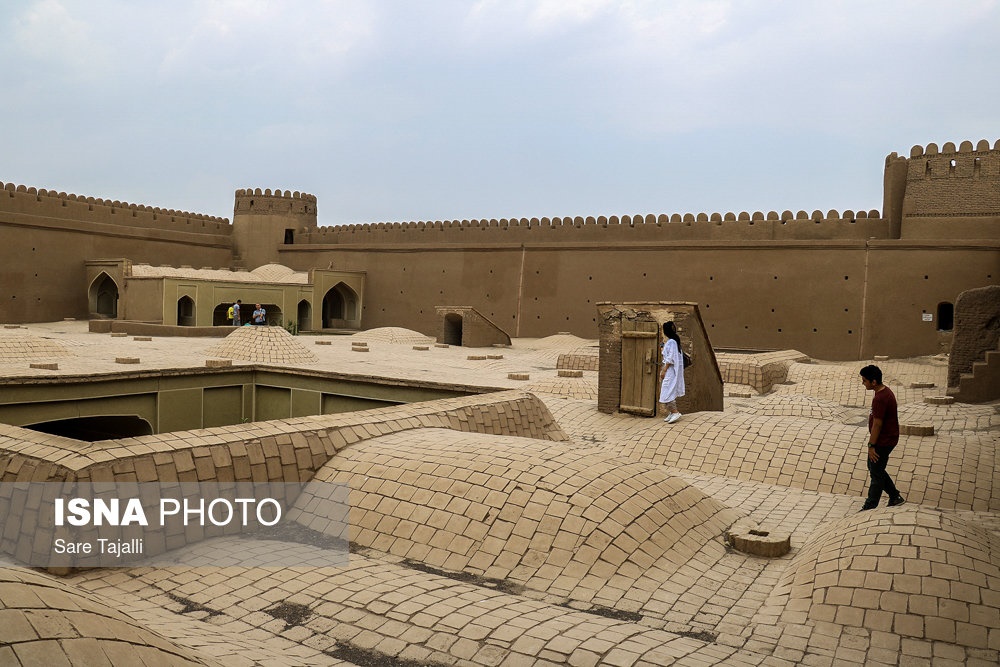 تصاویر | دومین بنای خشتی بزرگ جهان در کرمان