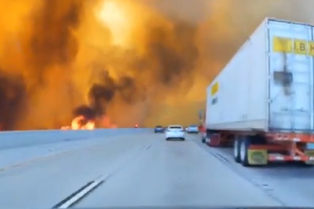 فیلم | نمایی متفاوت از آتش‌سوزی بی‌سابقه لس‌آنجلس