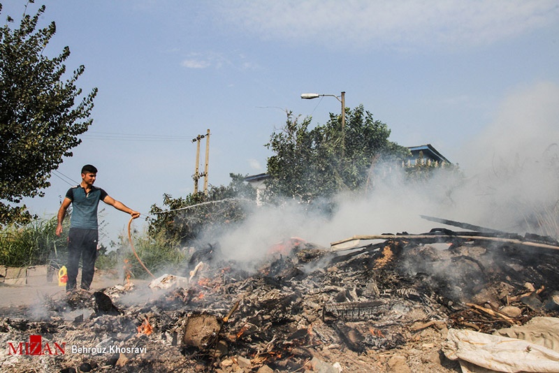 تصاویر | هجوم زباله‌ها به روستاهای سبز شمال